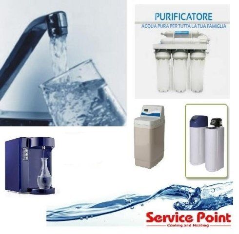 Vari esempi di addolcitori d'acqua