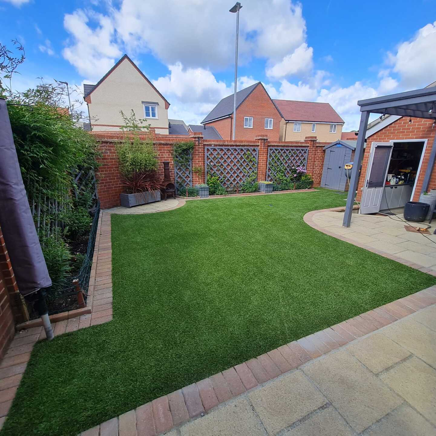 Best artificial grass lawn and landscaping specialist in cornard suffolk area, DSB Grass