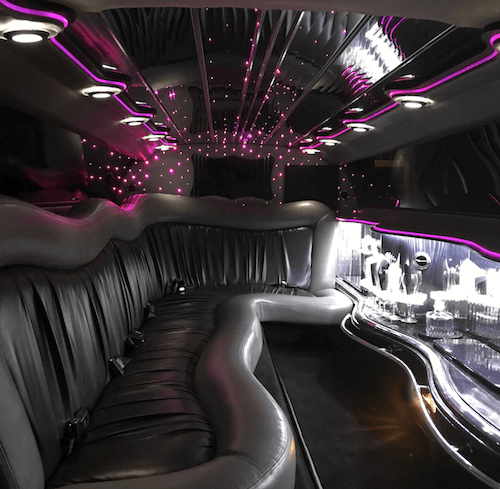 chrysler limousine rental interior