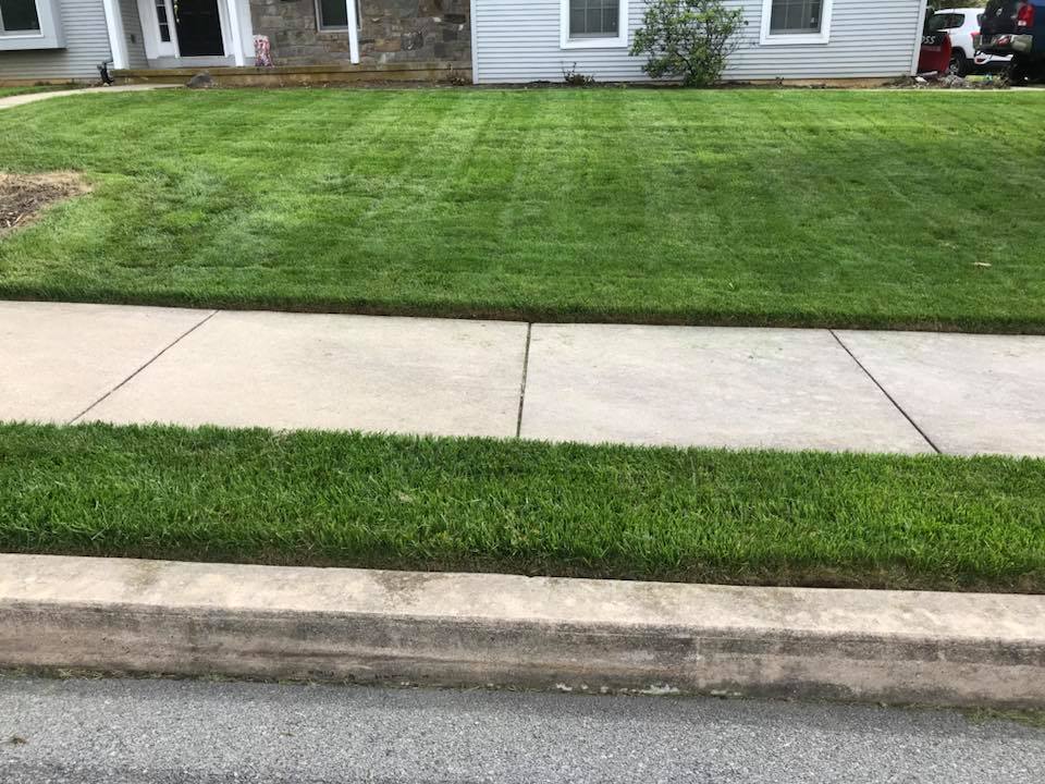 Sidewalk Near the House — Fleetwood, PA — Behm's Lawn Care LLC