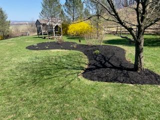Curved Landscape Bed — Fleetwood, PA — Behm's Lawn Care LLC