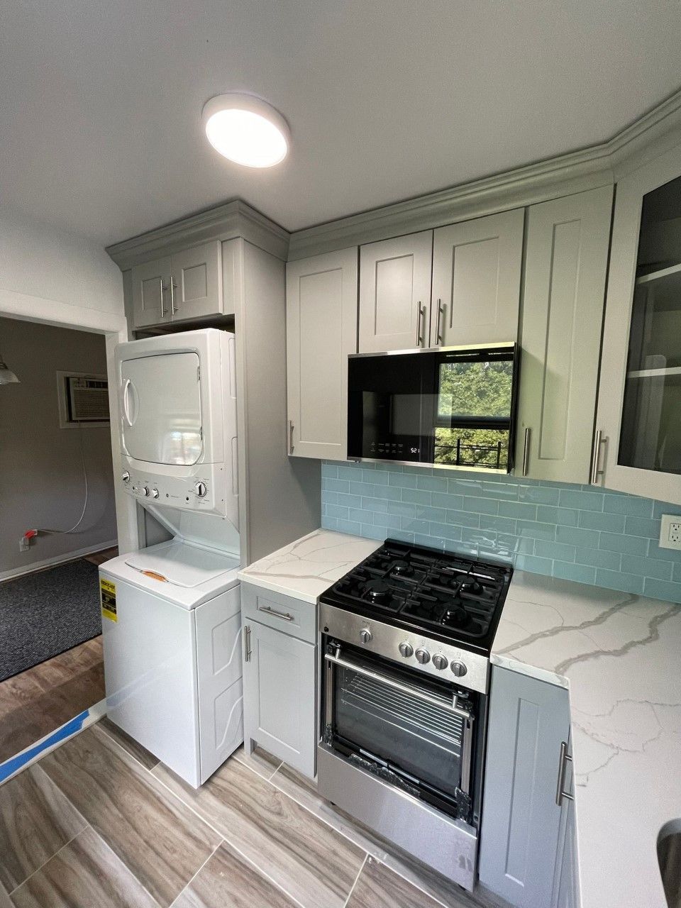 A newly remodeled kitchen