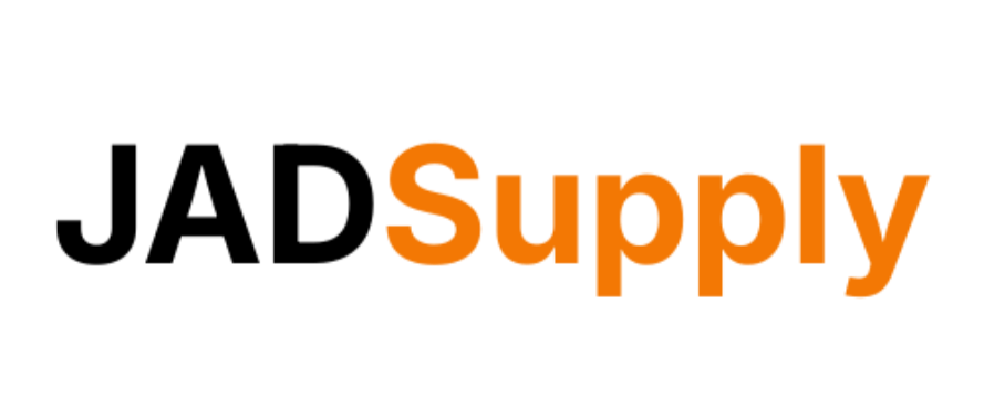 JADSupply logo in black and orange.