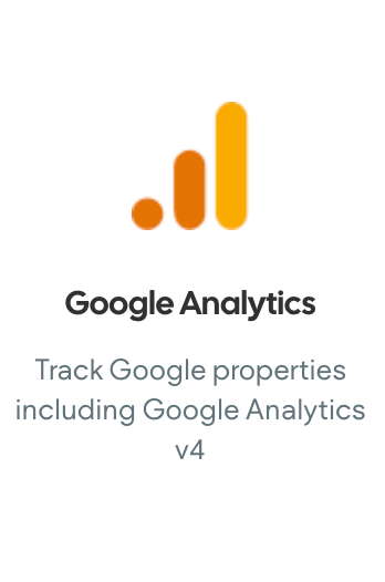 A google analytics logo on a white background