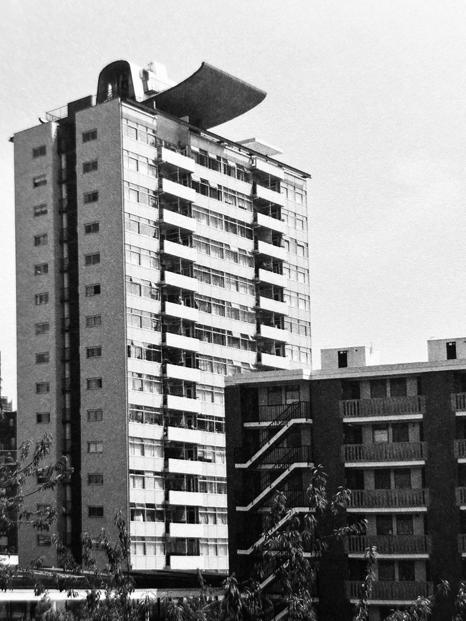 one more lovely brutalist building - Golden Lane Estate, London
