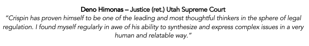 Utah Supreme Court testimonial