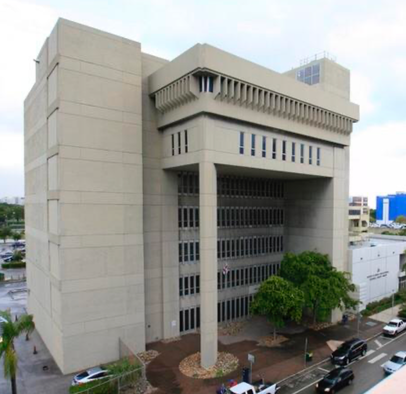 A fabulous brutalist building in Miami
