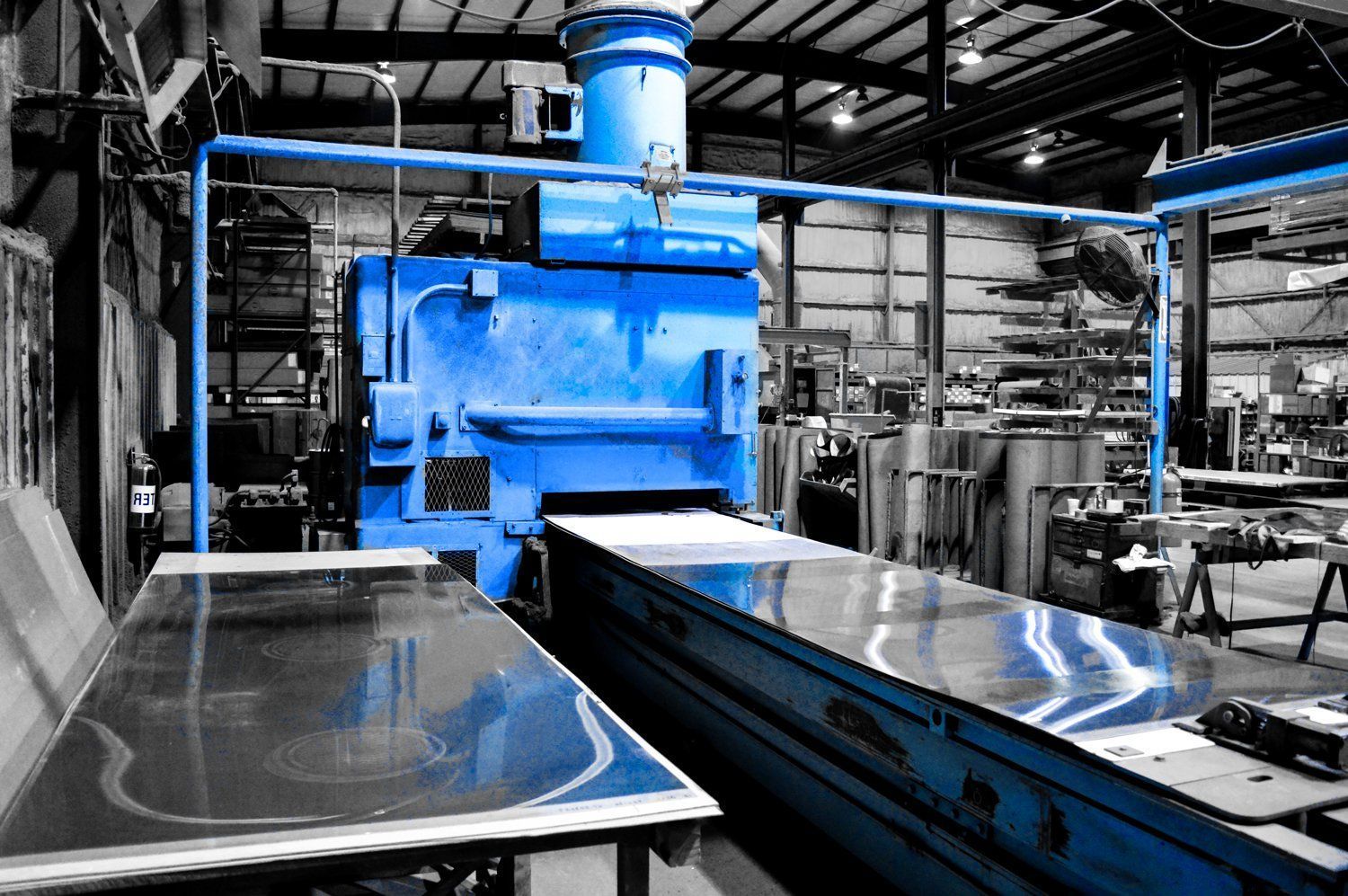 architectural stainless steel custom fabrication polishing