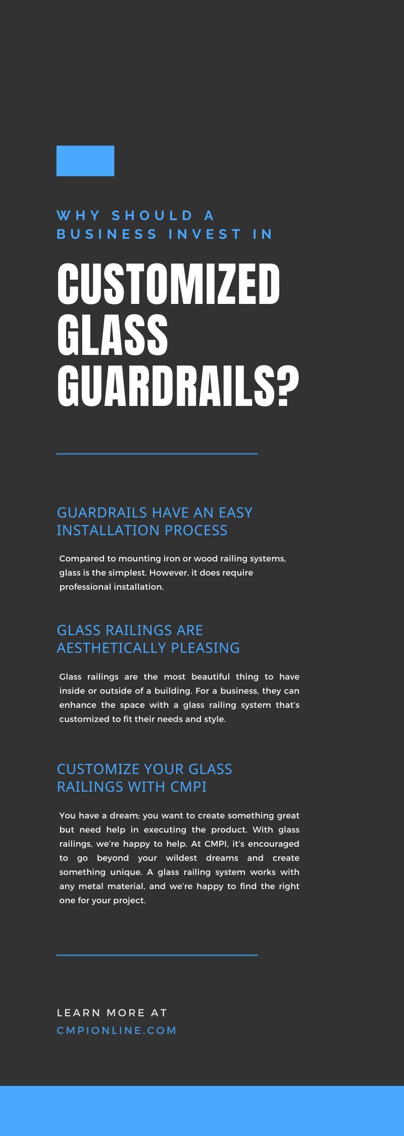 Why Should a Business Invest in Customized Glass Guardrails?