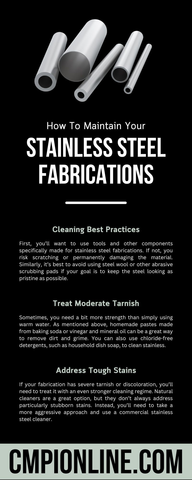 How To Maintain Your Stainless Steel Fabrications
