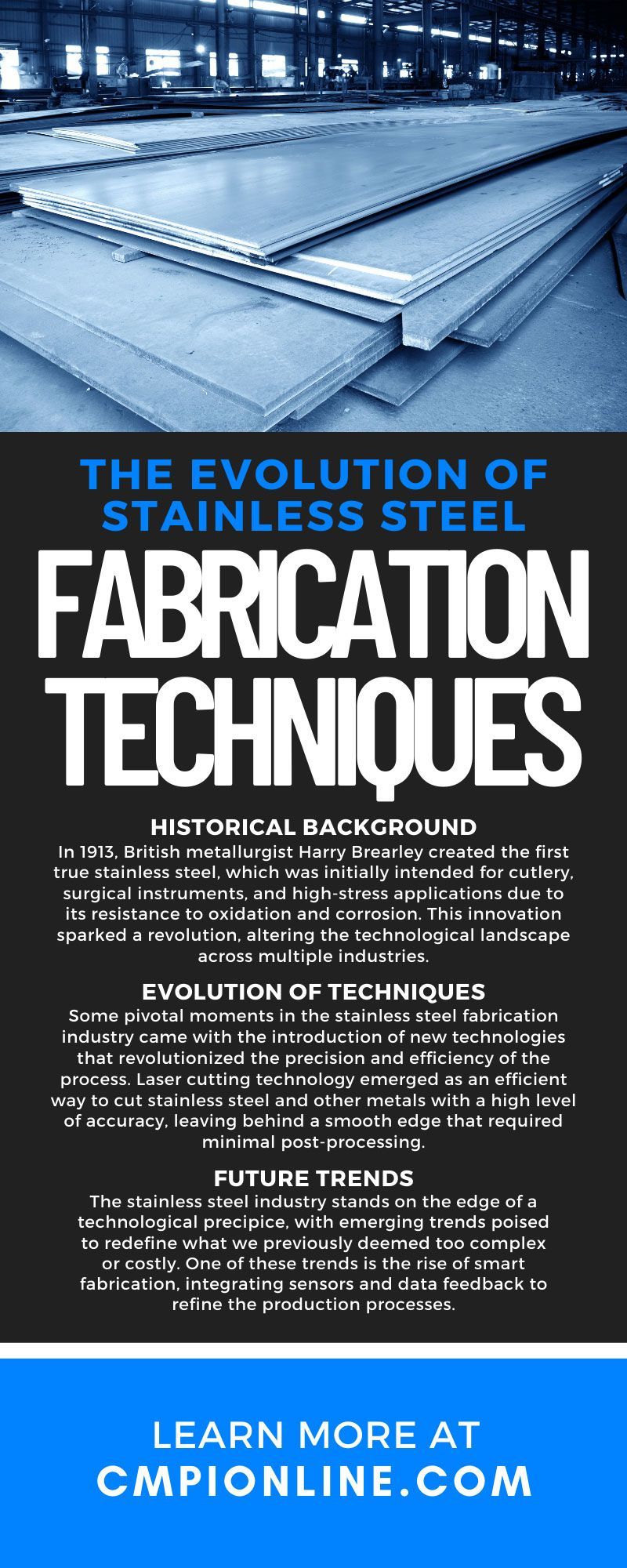 The Evolution of Stainless Steel Fabrication Techniques