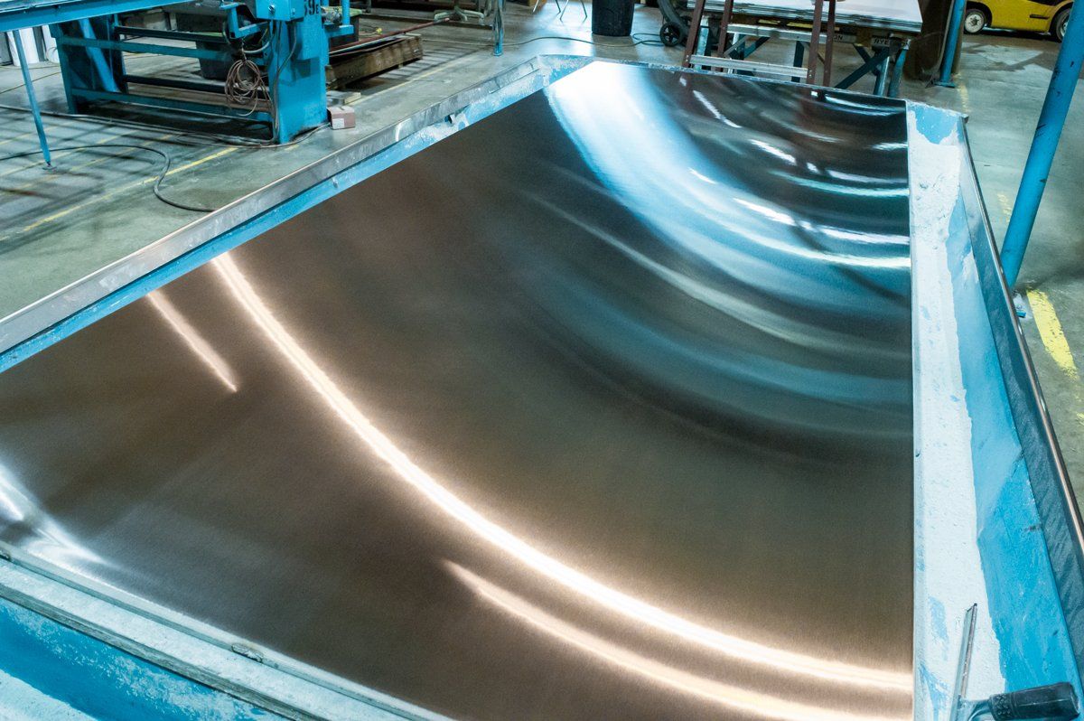 cmpi stainless steel sheet polish plate polisher service