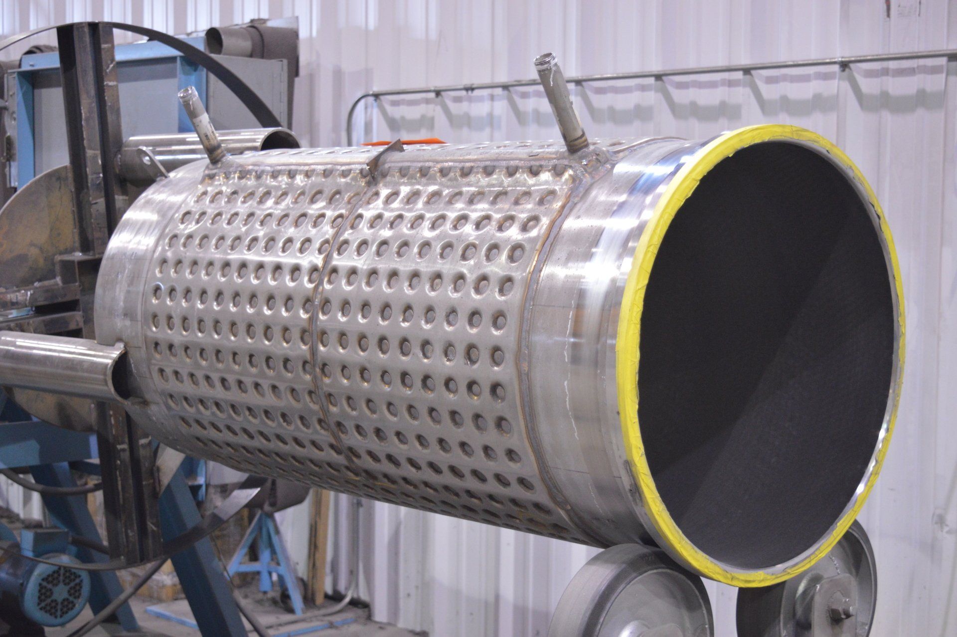 custom ASME certified welding services CMPI tank components pressure vessel fabrication heat transfer dimple jacket