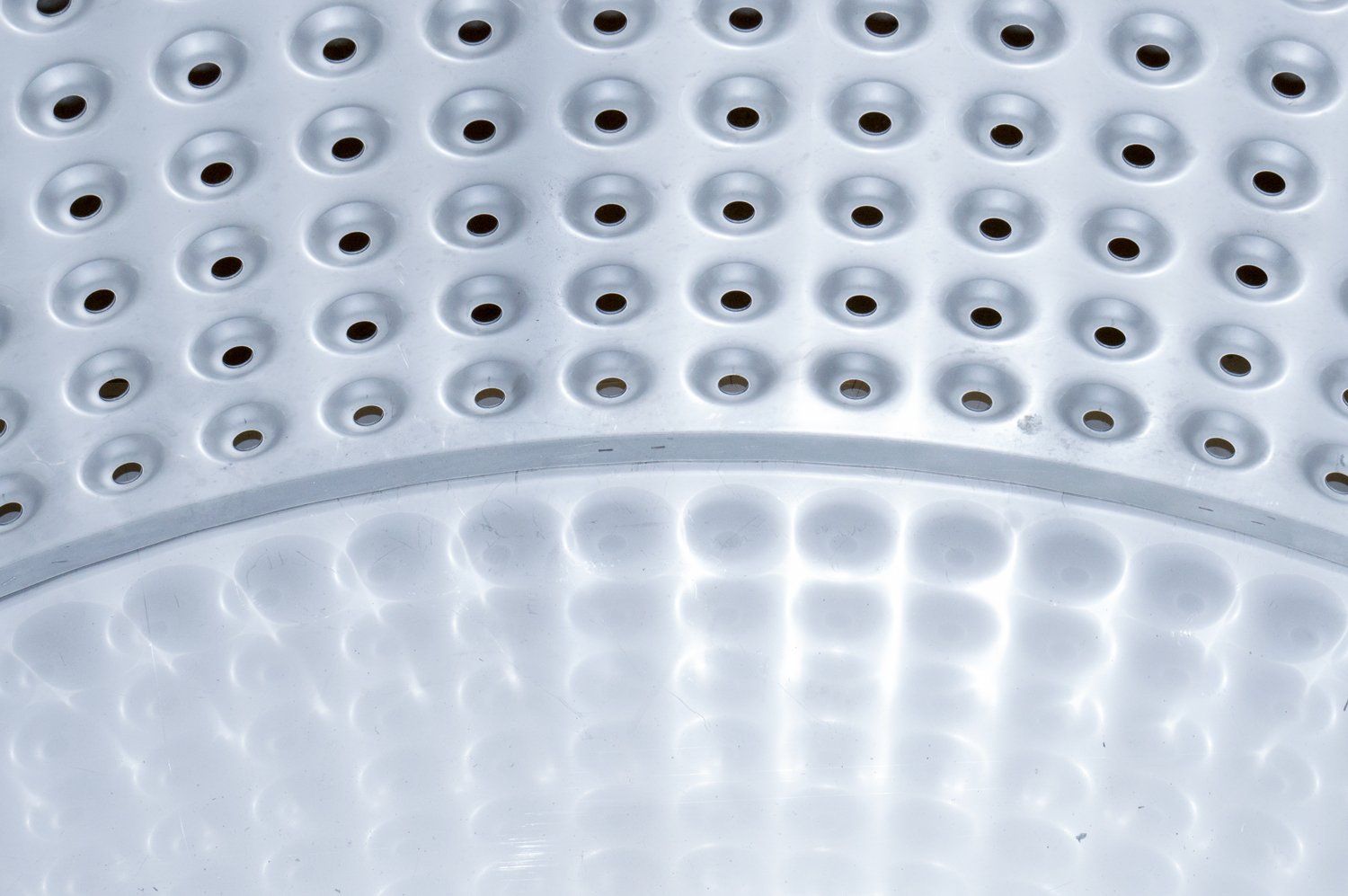 stainless steel polished heat transfer dimple jacket fabrication