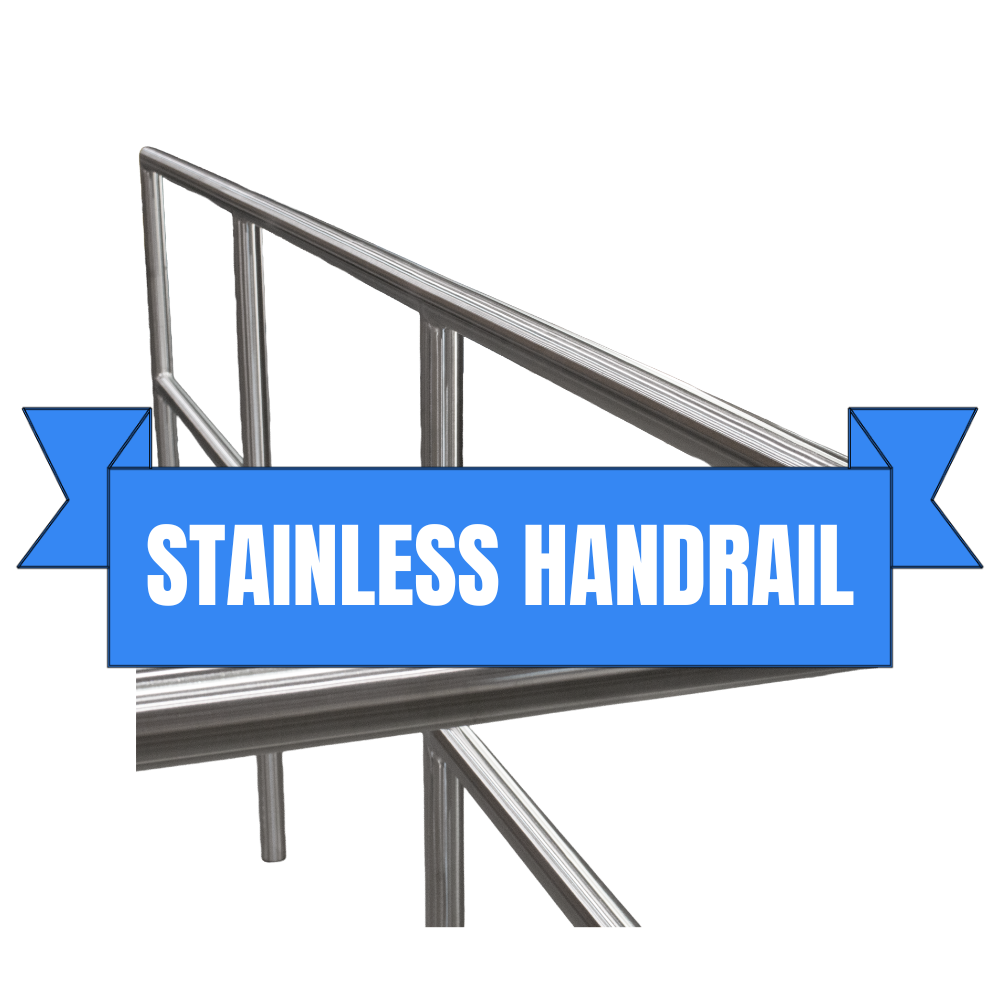 single line stainless steel custom hand rail railing kit system