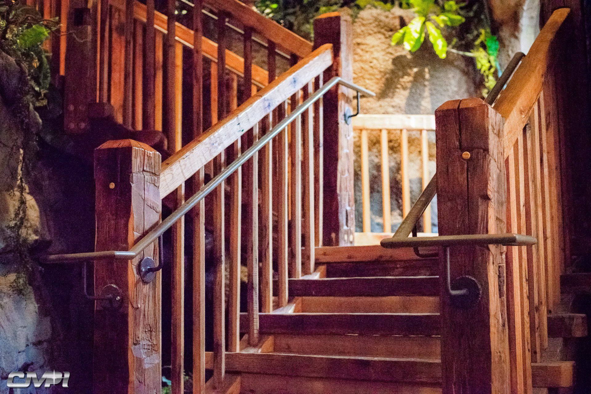 painted carbon steel smash rail single line handrail round bar top rail