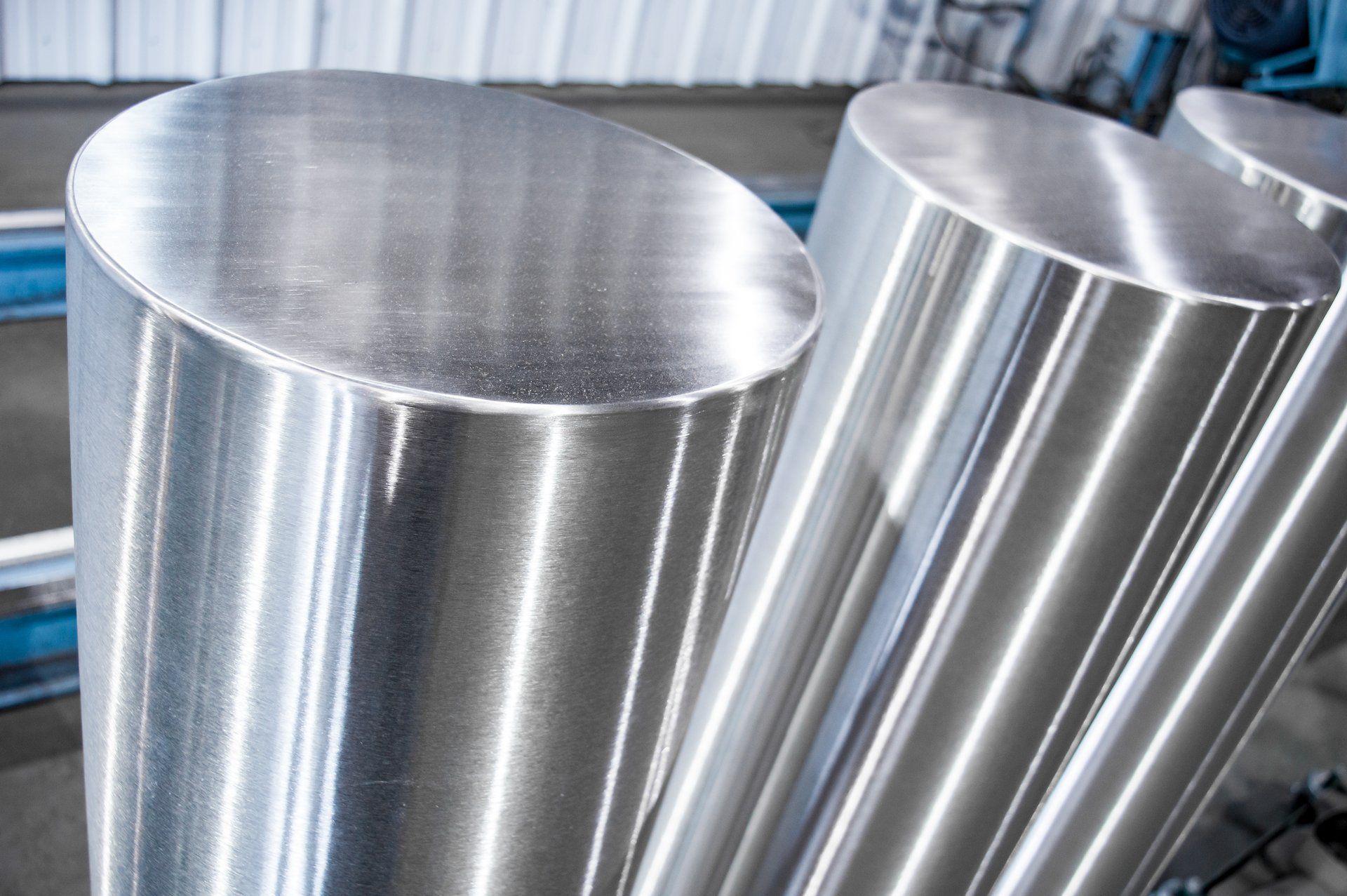 polished stainless steel bollard flat cap