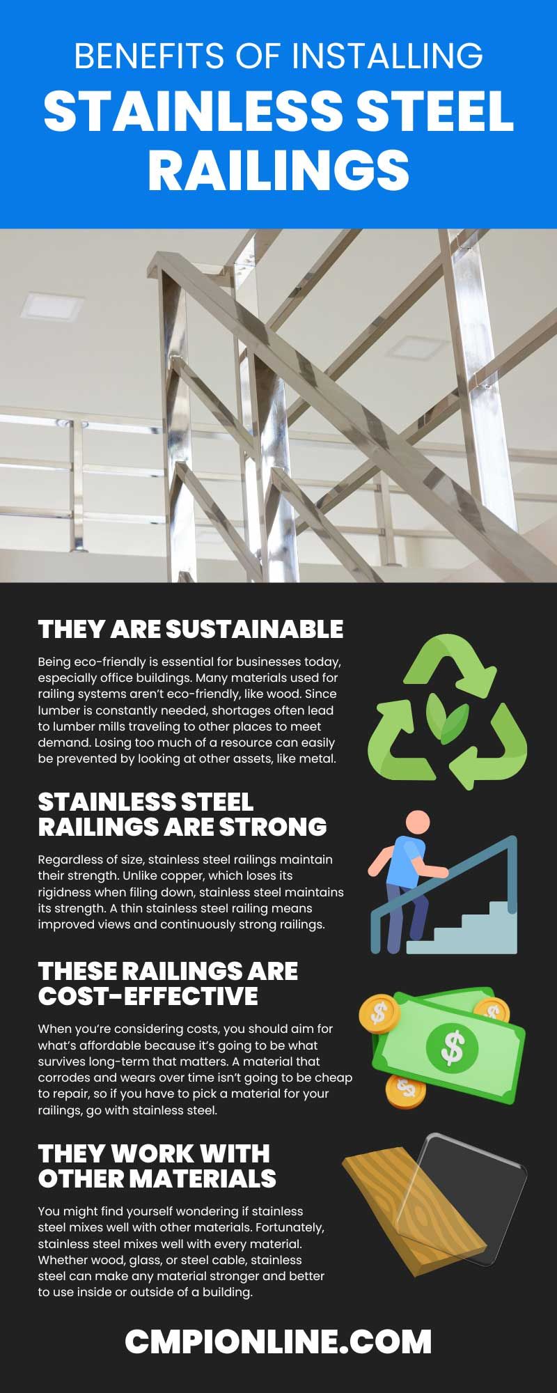 6 Benefits of Installing Stainless Steel Railings