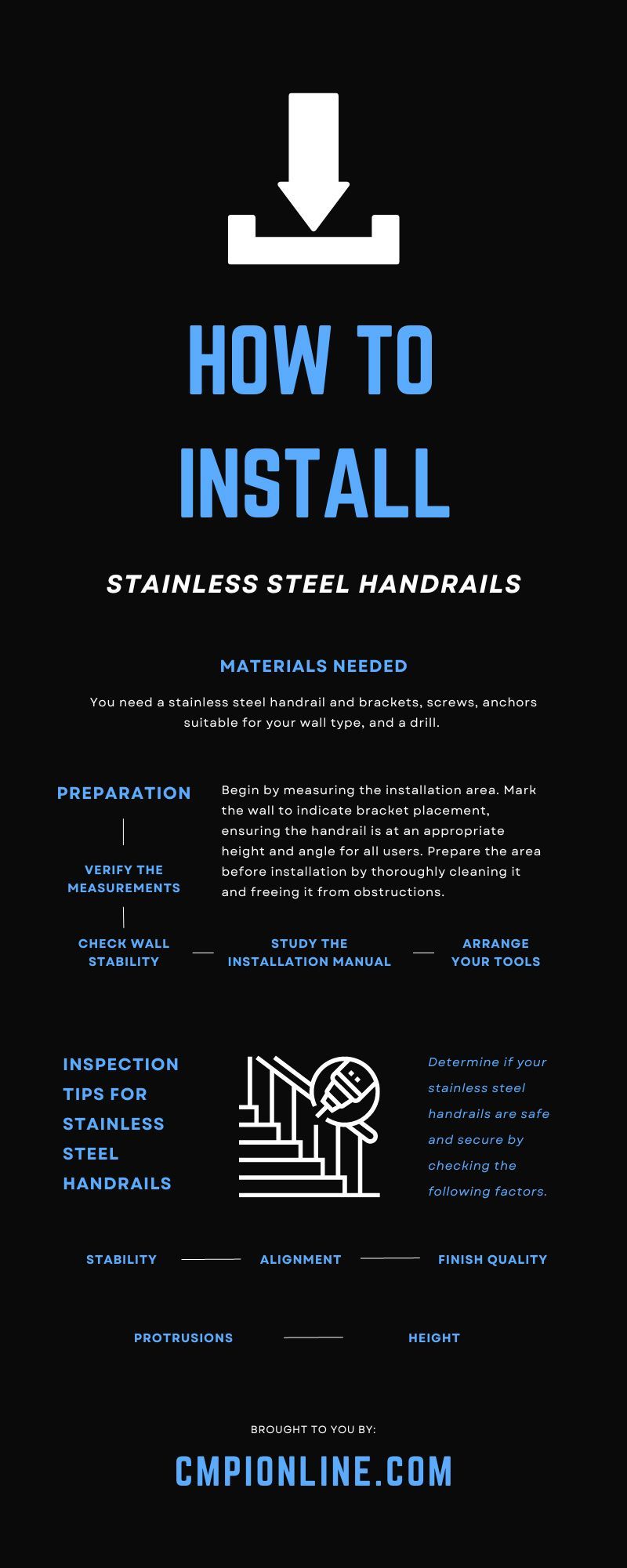 How To Install Stainless Steel Handrails