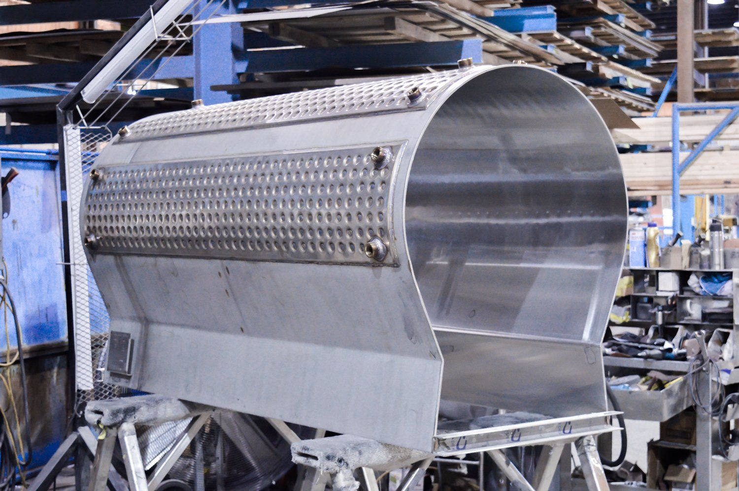 custom ASME certified welding services CMPI tank components pressure vessel fabrication heat transfer dimple jacket