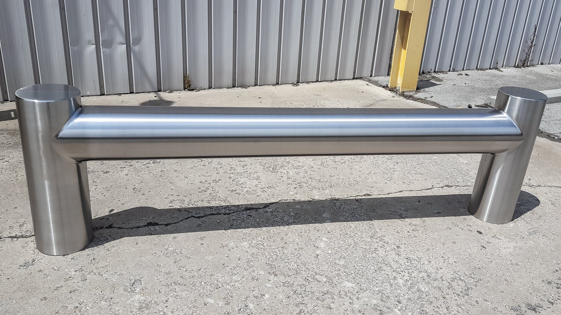 CUSTOM stainless steel H BOLLARD FABRICATION