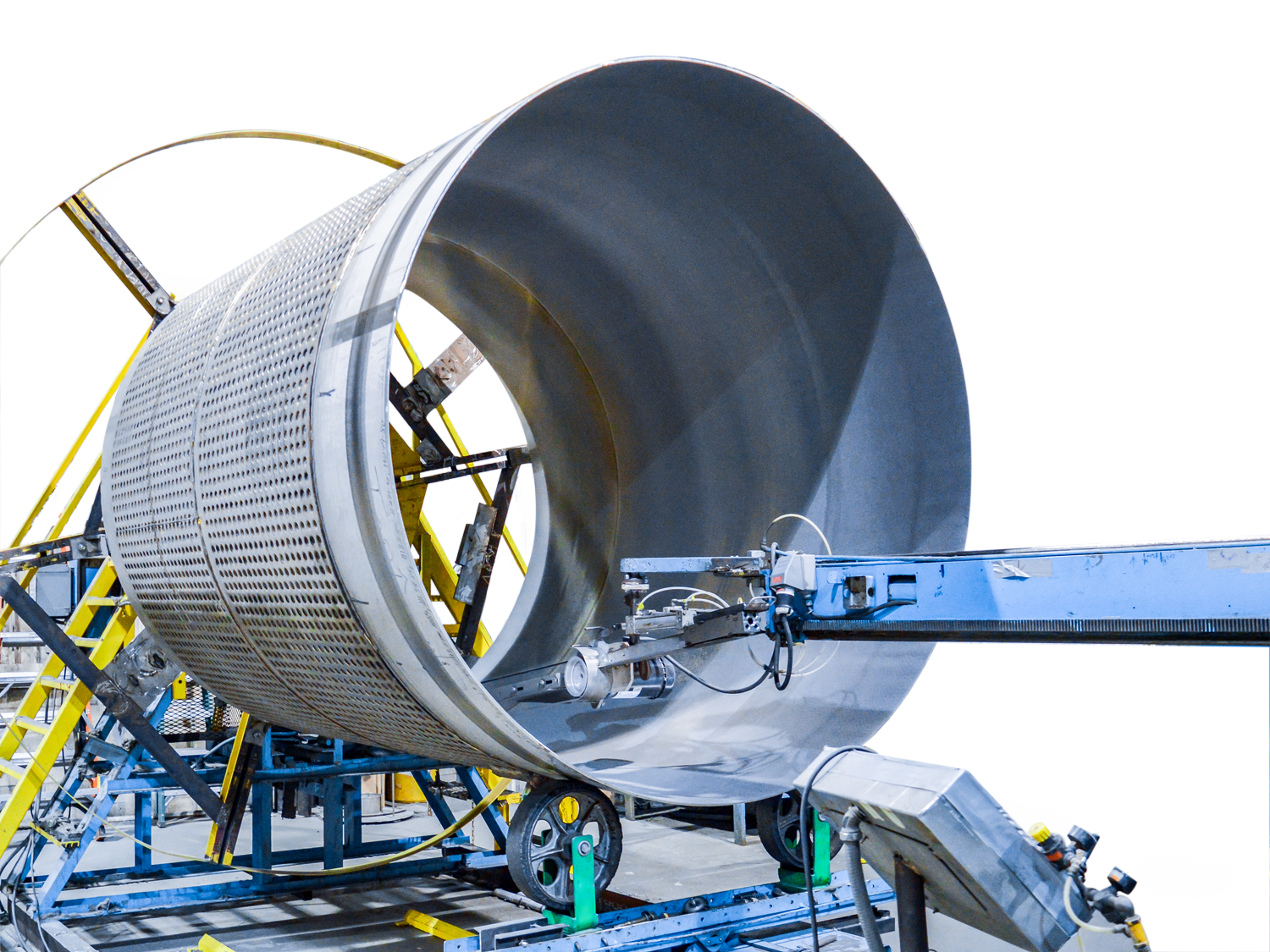 custom stainless steel fabrication tank components polishing pressure vessel manufacturing