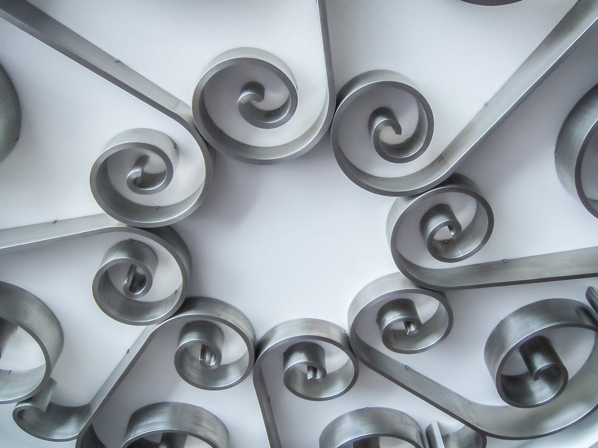 architectural stainless steel ceiling scrolls ornamental