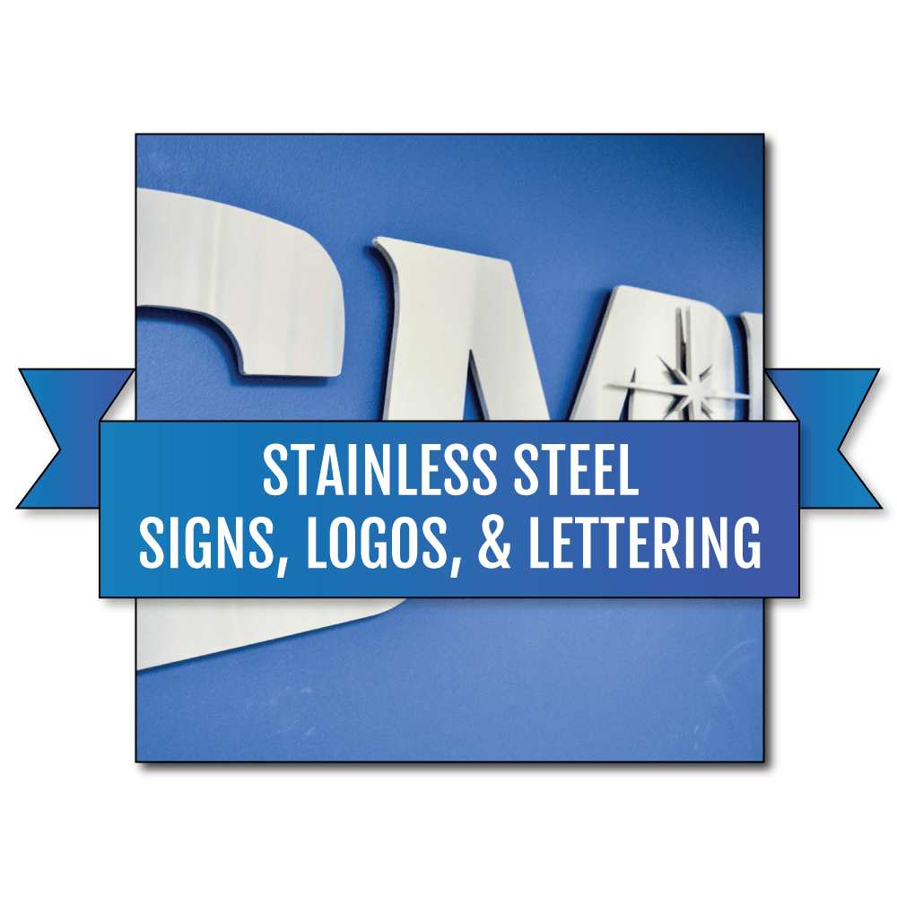 Custom Stainless Steel Signs Logos Lettering Cutouts