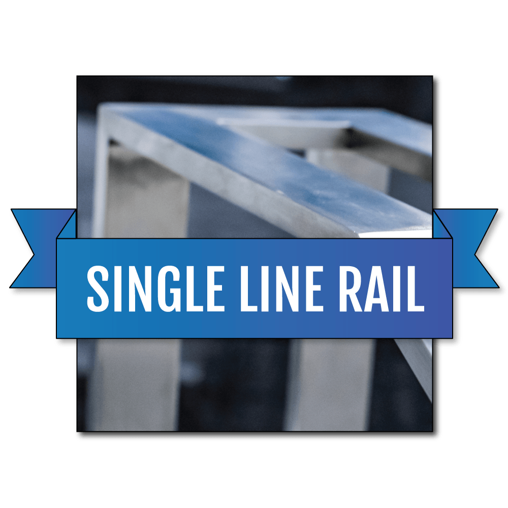 single line stainless steel custom hand rail railing kit system