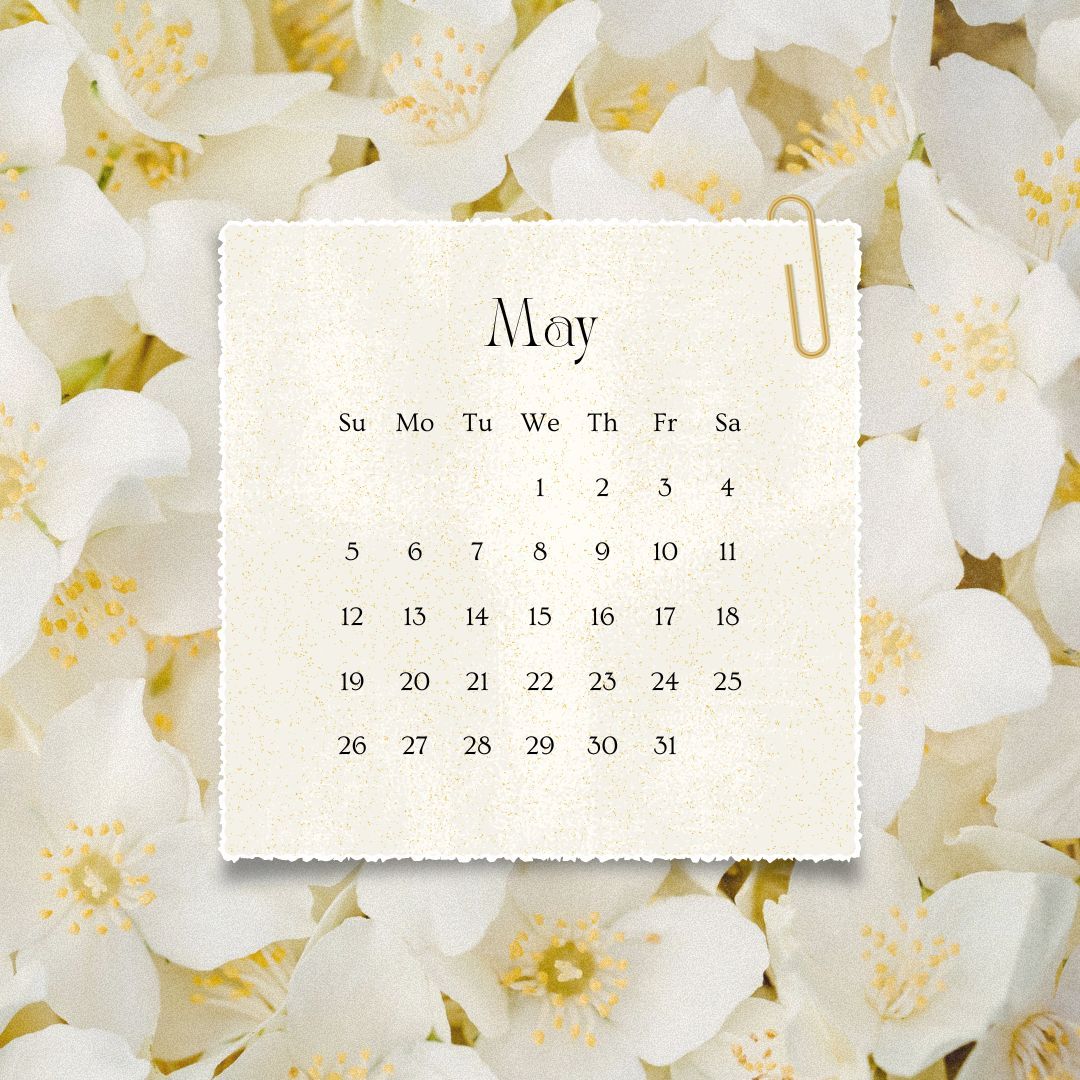 May Calendar — Franklin, TN — Shara Smile