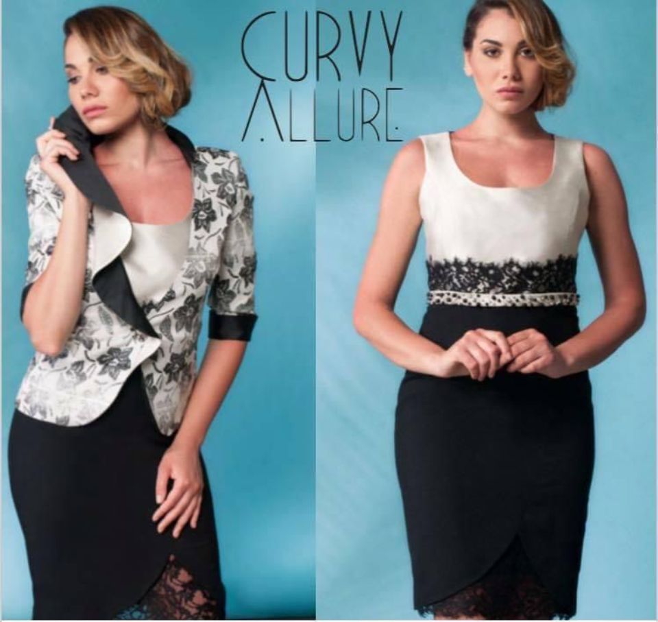 Donna con abito elegante