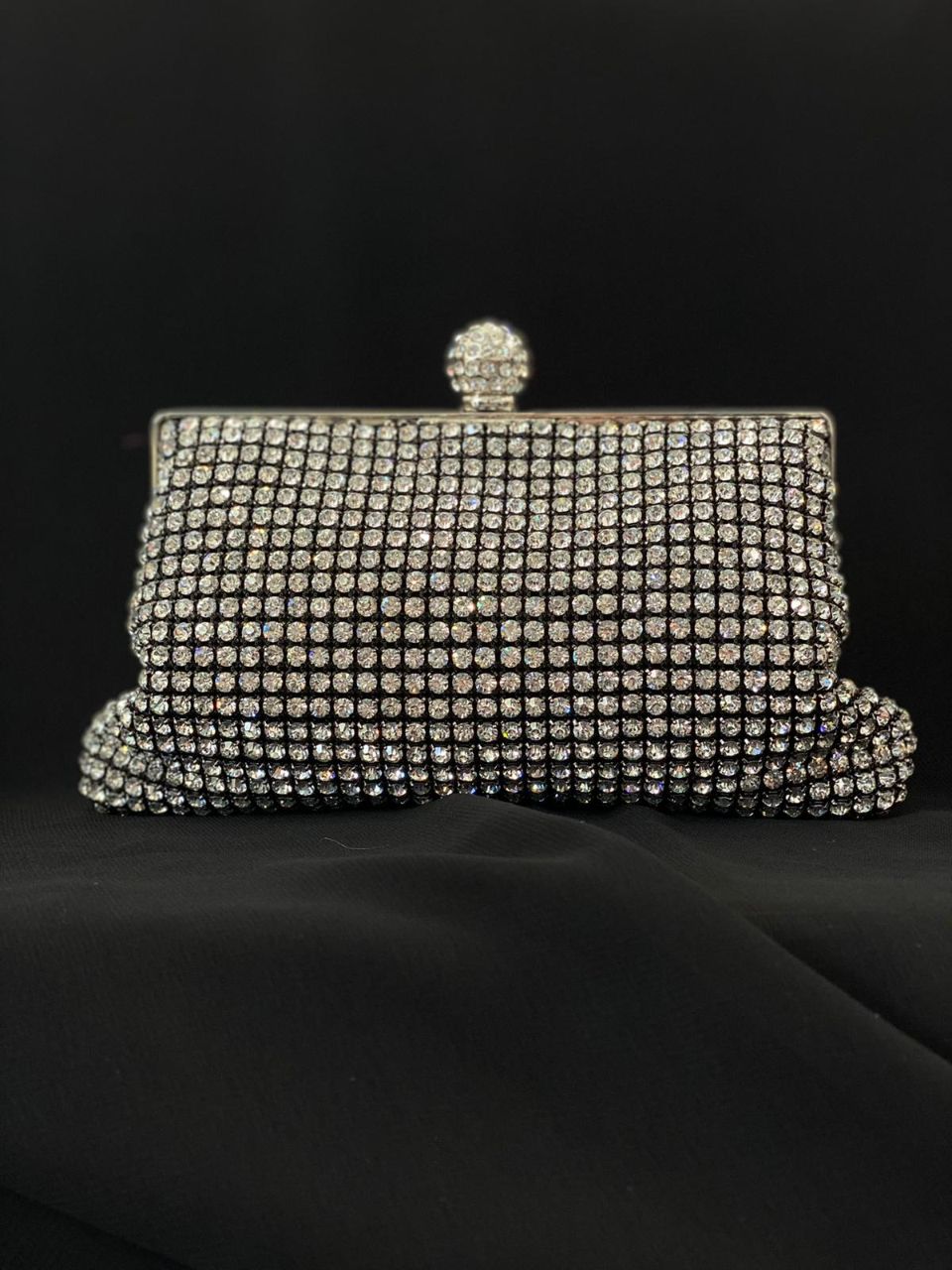 Pochette con strass