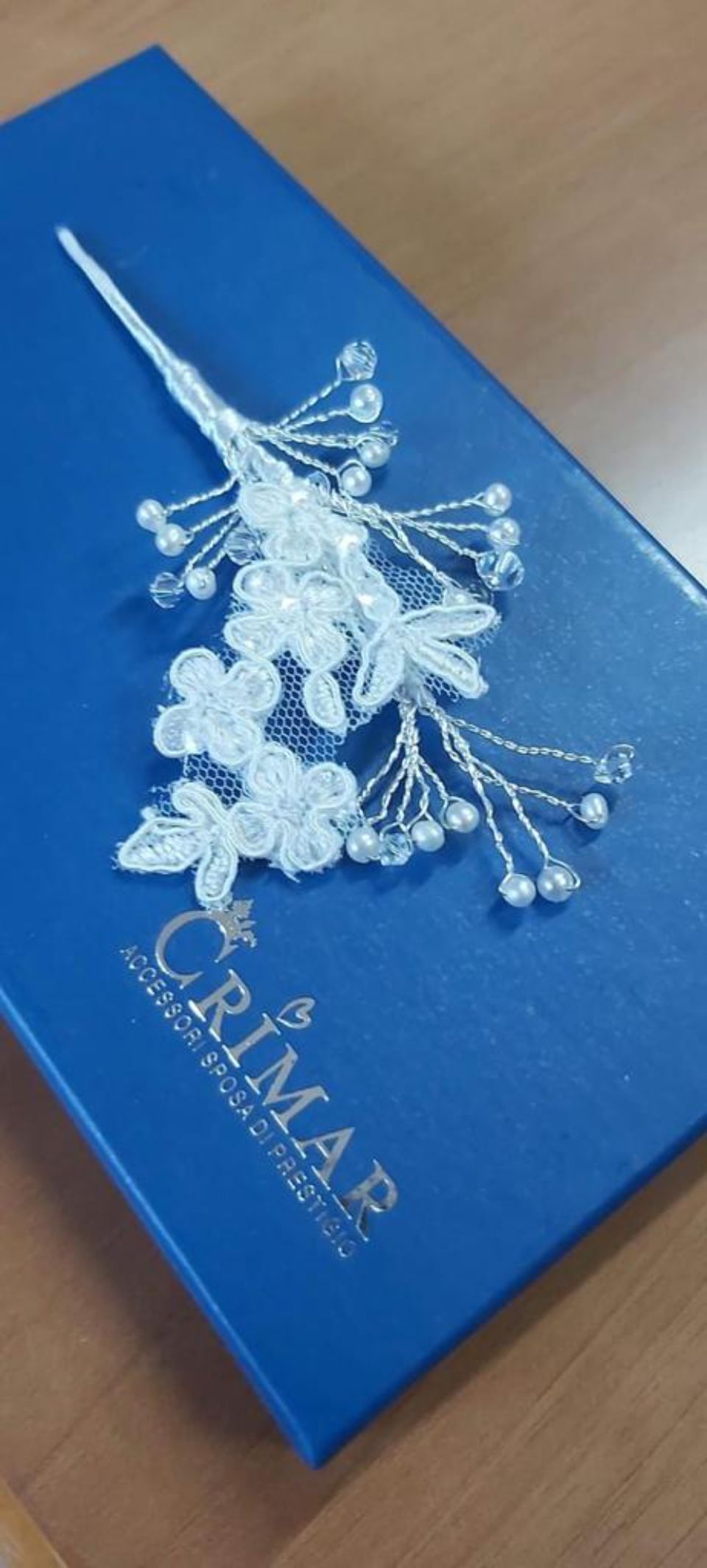 Fiore bianco in pizzo