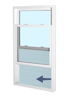 air flow single pane