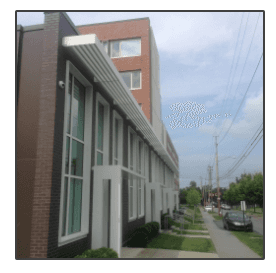 A picture of a building with a lot of windows
