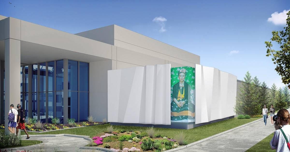 An artist 's impression of the new building