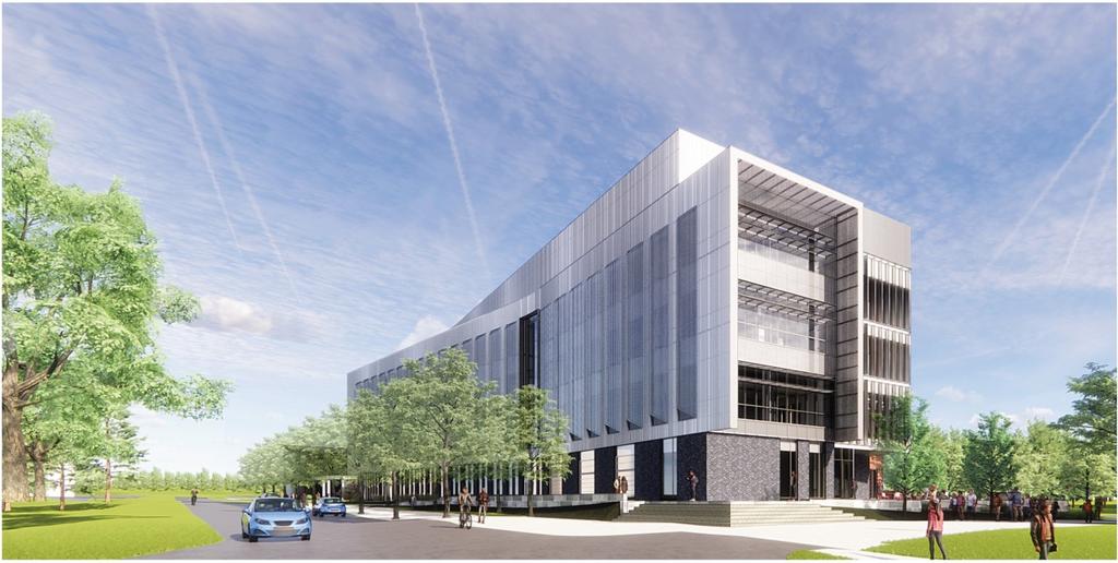 An artist 's impression of the new building.