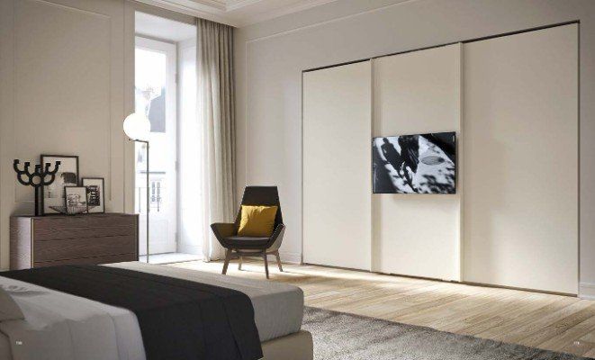 armadio con attacco per televisione