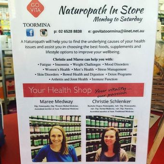Naturopath in Store Flyer