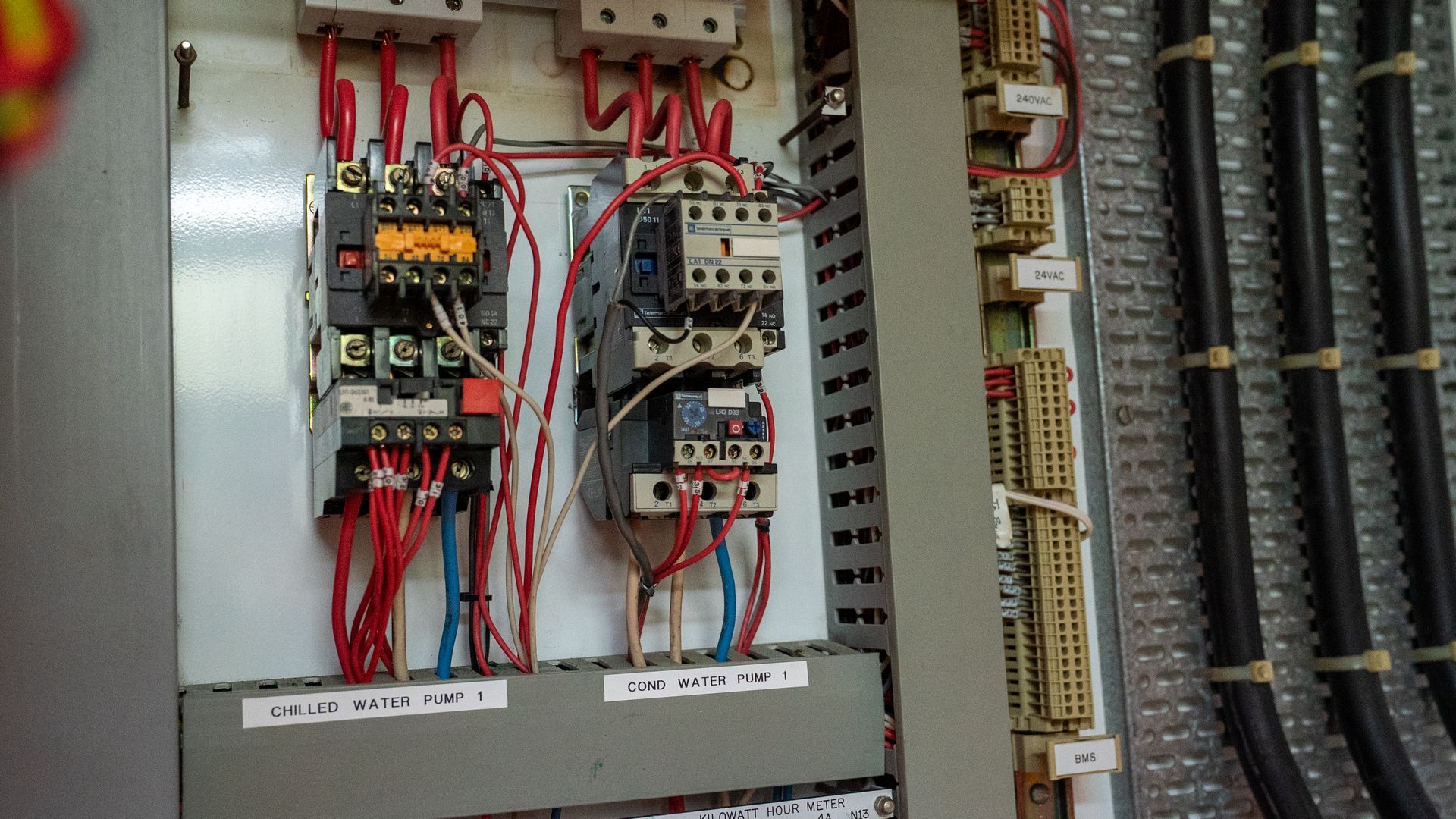 Electrical Control Panel with Wires — Ralph Ottmann Electrical in Pomona, QLD