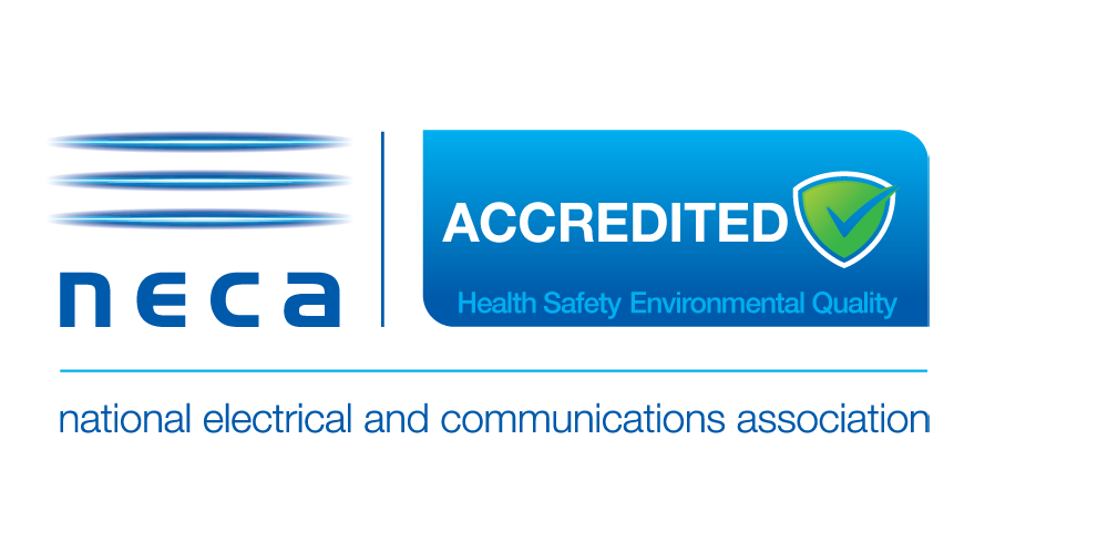 NECA WHS HSEQ Blue Accredited Logo