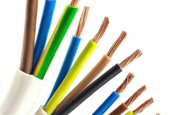 Close-up of a Cut Electrical Cable — Ralph Ottmann Electrical in Pomona, QLD