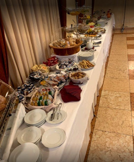 buffet durante un banquete
