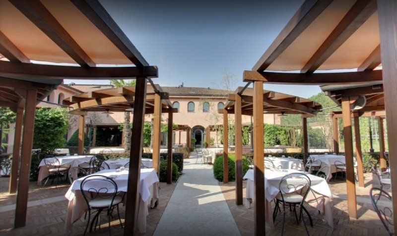 zona exterior aire libre del restaurante