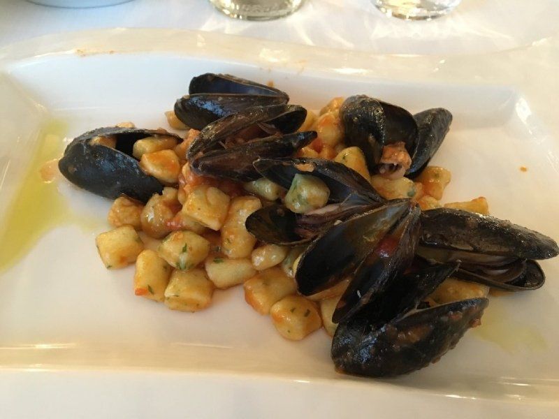 Teller mit Miesmuscheln