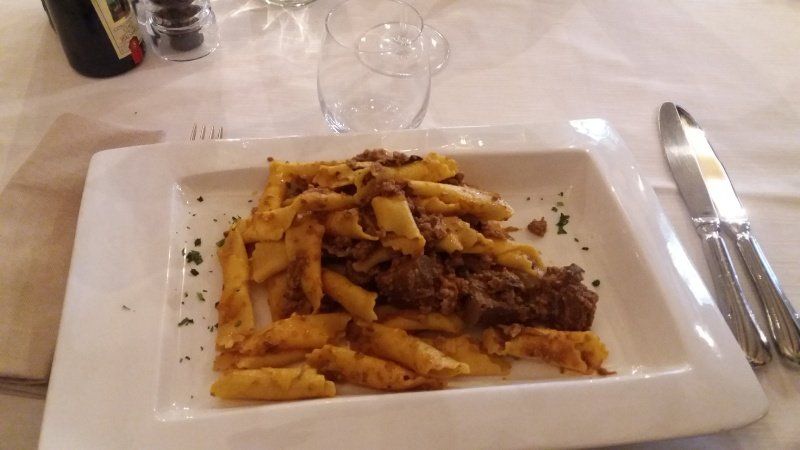piatto di pasta fresca