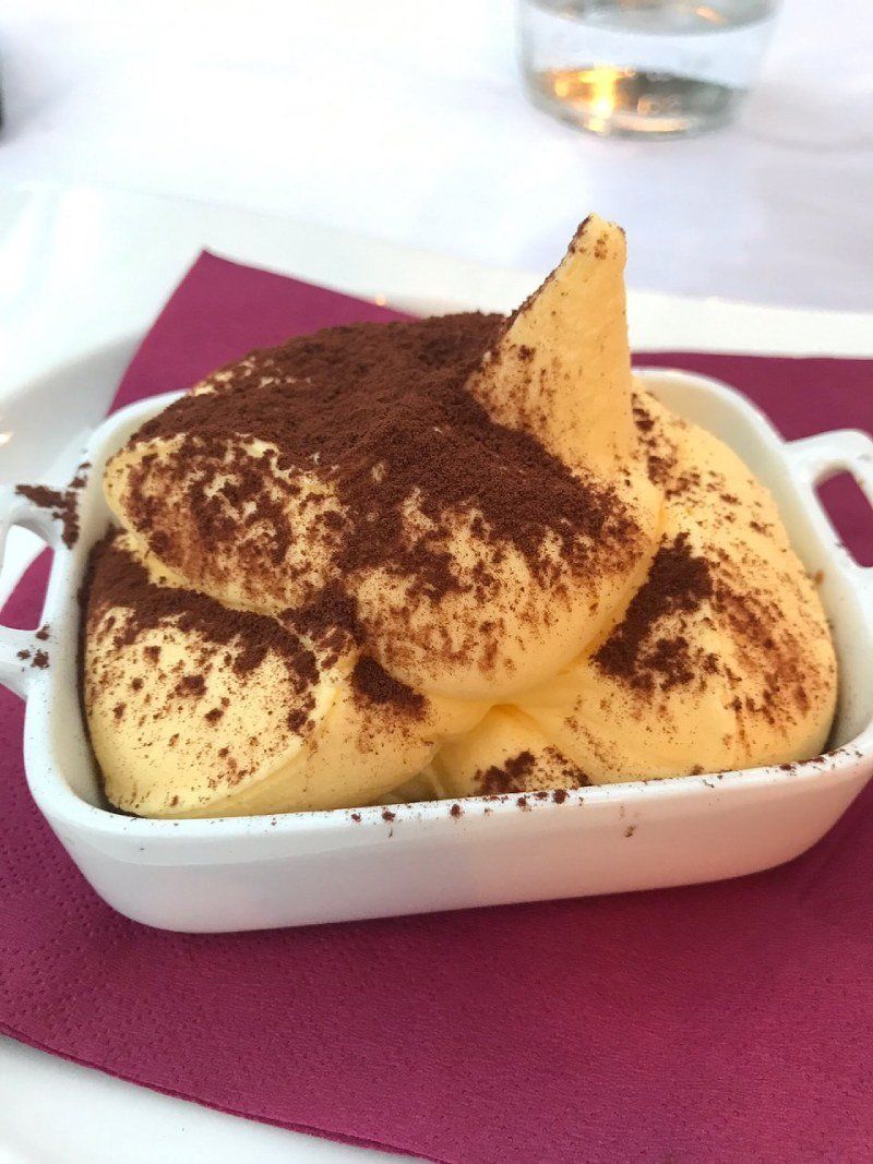 mono porzione di tiramisù