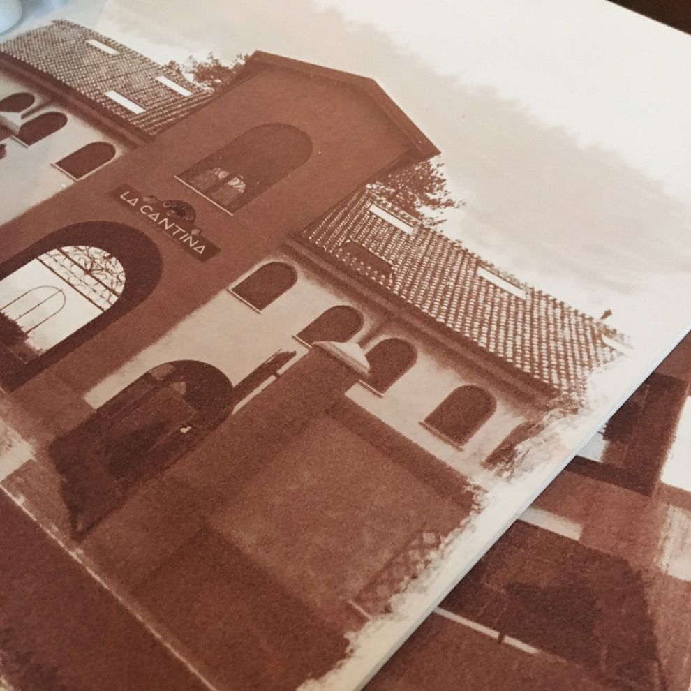 dettaglio menù cartaceo del ristorante