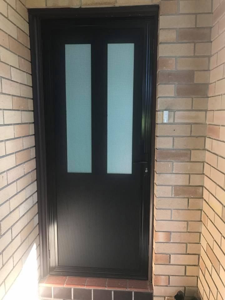 Security Door with 2 Screen Design | Newcastle, NSW | J Rayner Pty Ltd