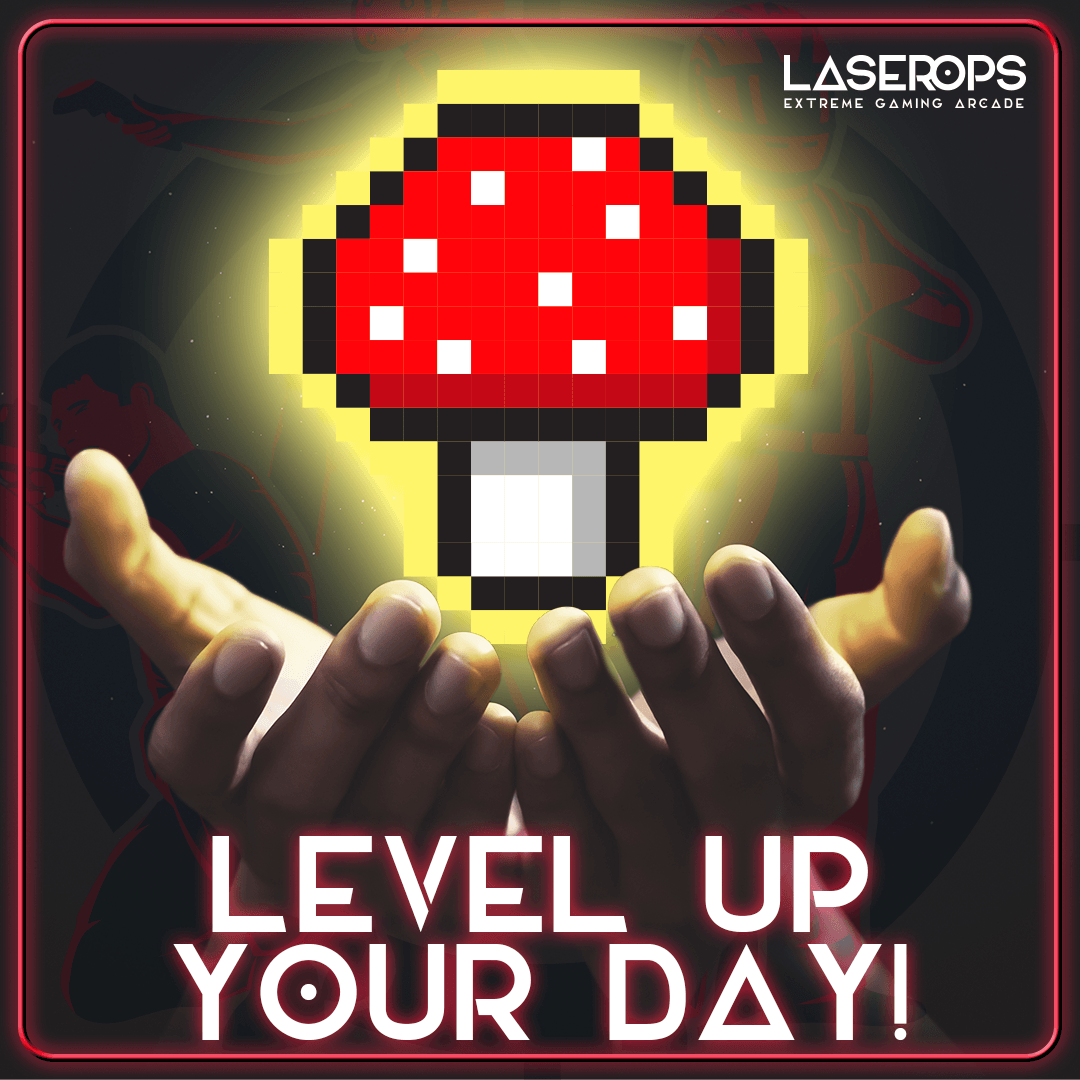 A poster that says level up your day